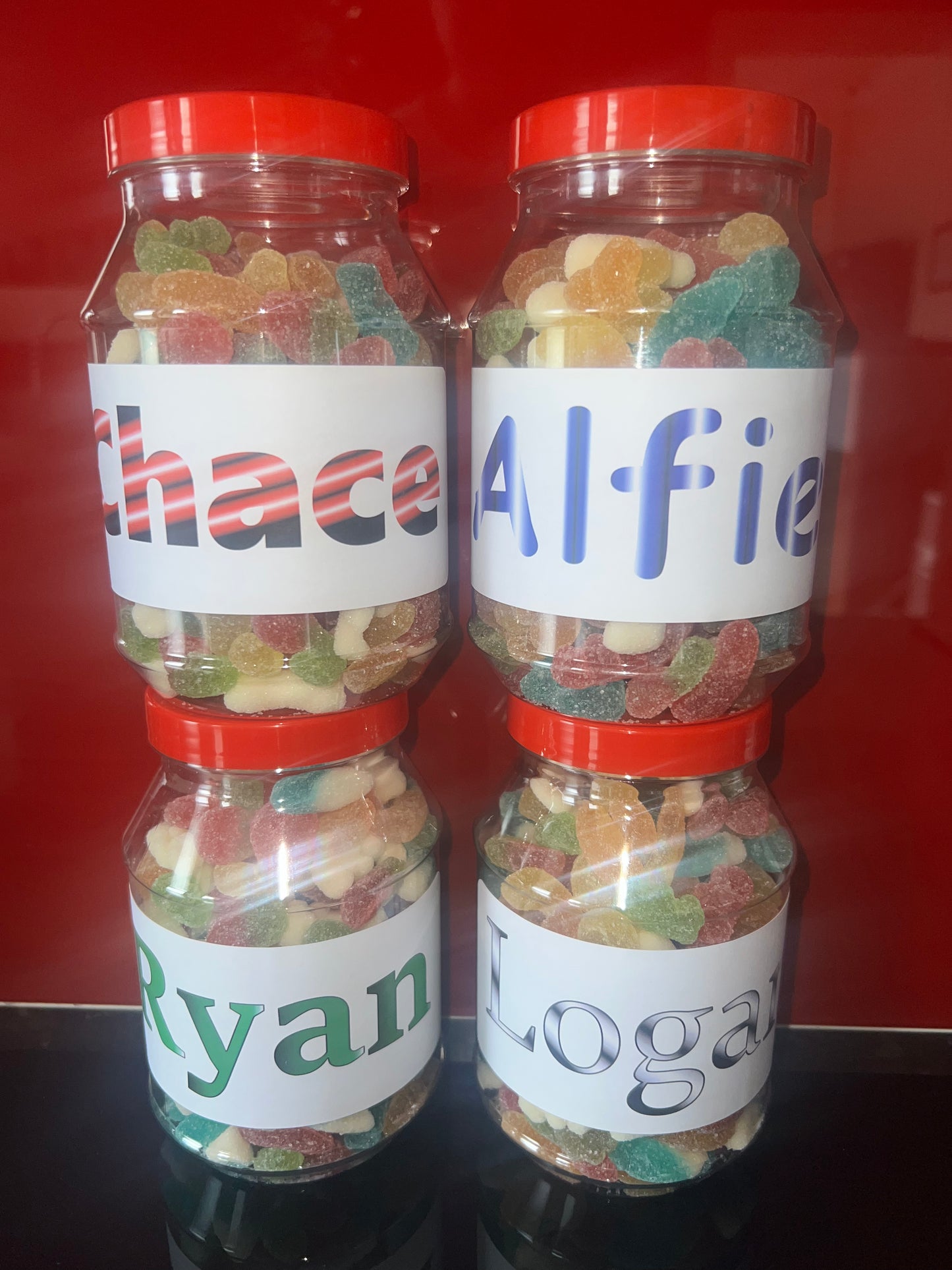 Round Jars - filled