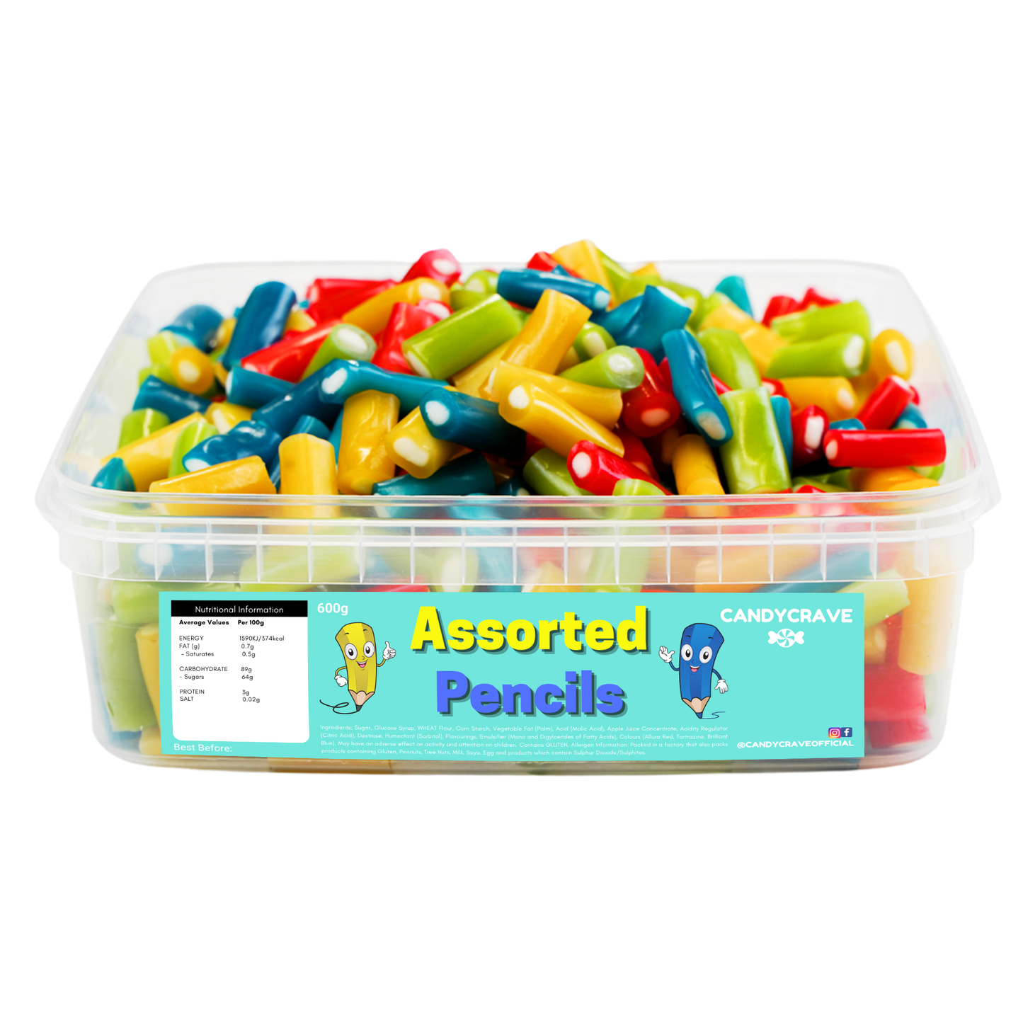 Sour, sugared & Other 600g Tubs