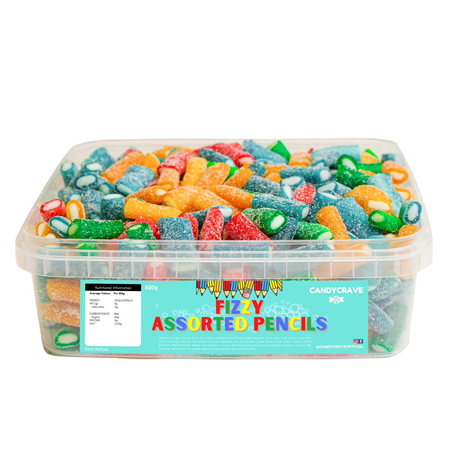 Fizzy 600g Tubs