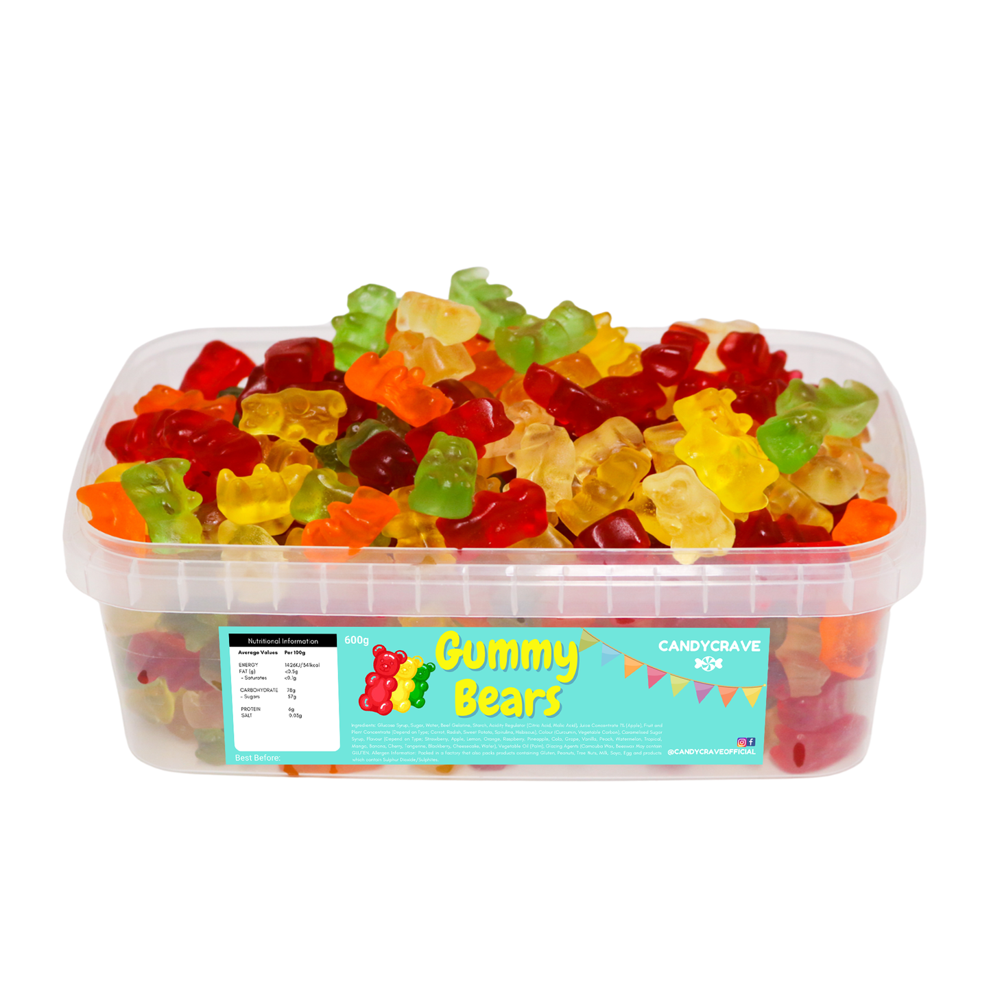 Jelly/Gummy 600g Tubs