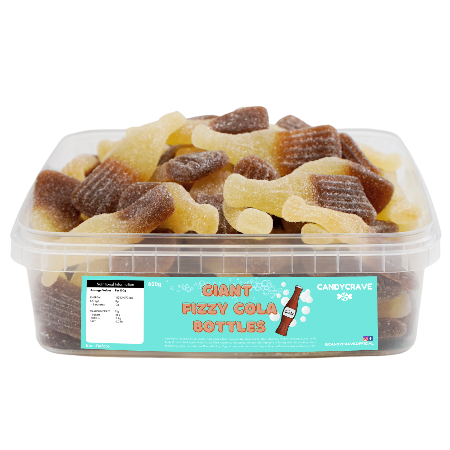 Fizzy 600g Tubs