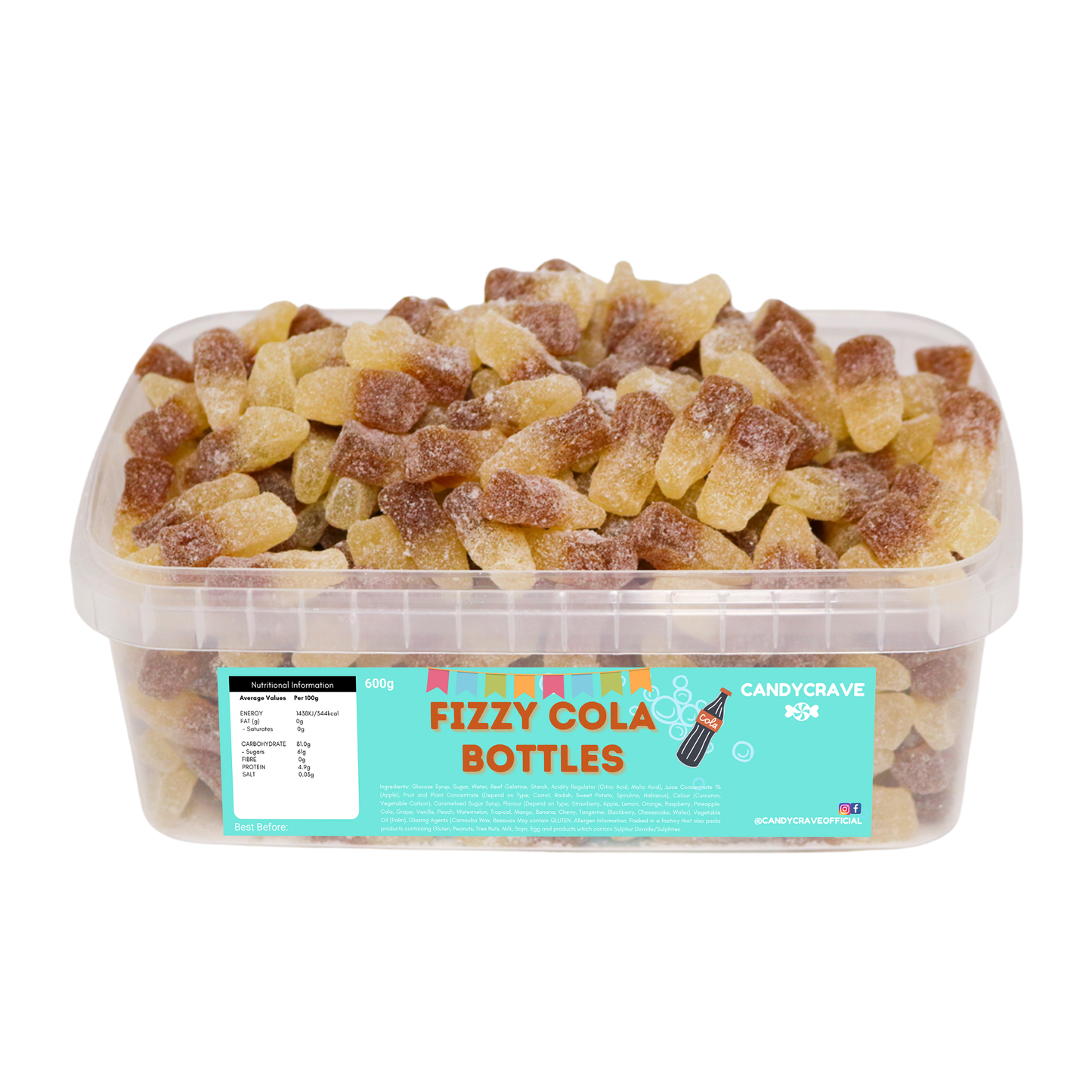 Fizzy 600g Tubs