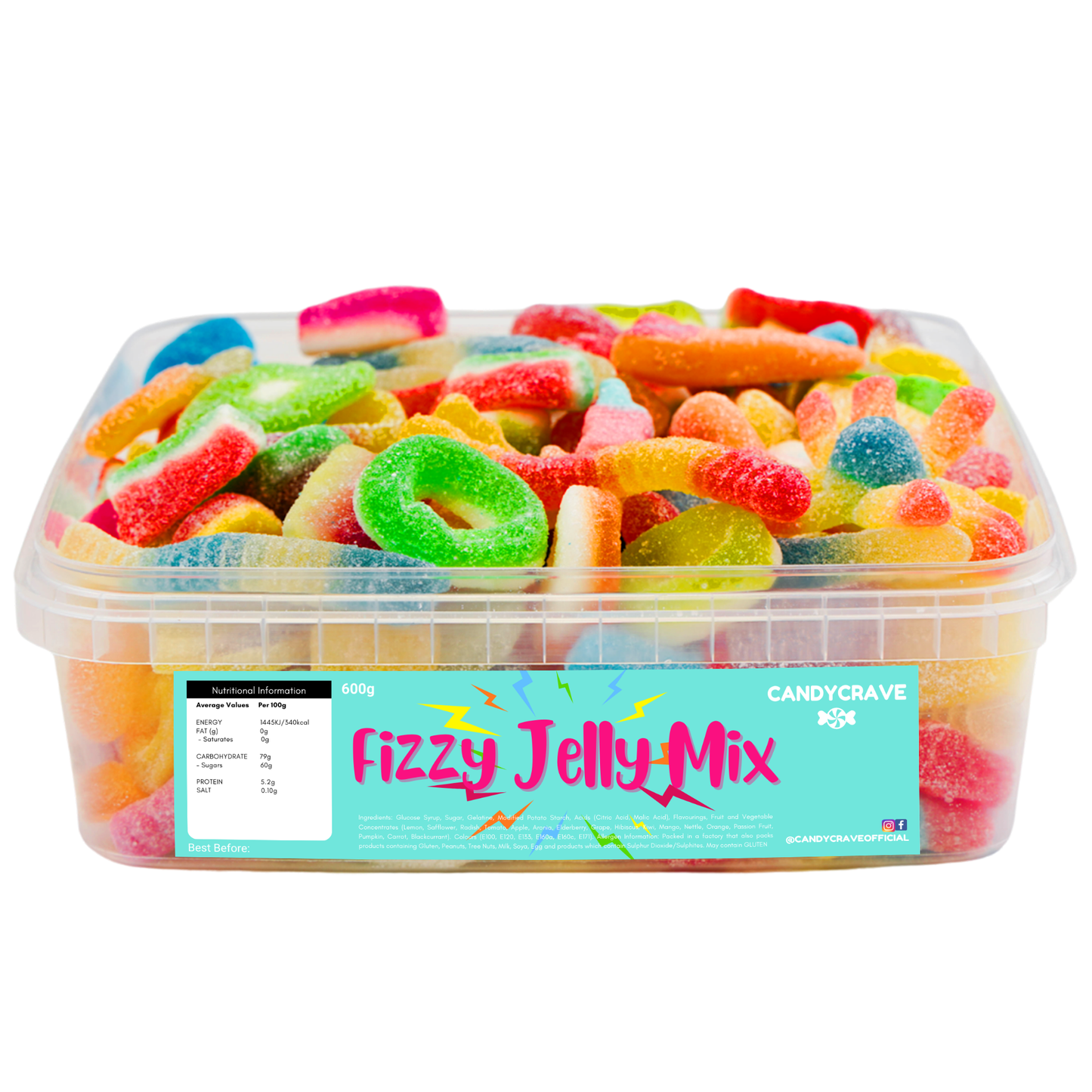 Fizzy 600g Tubs