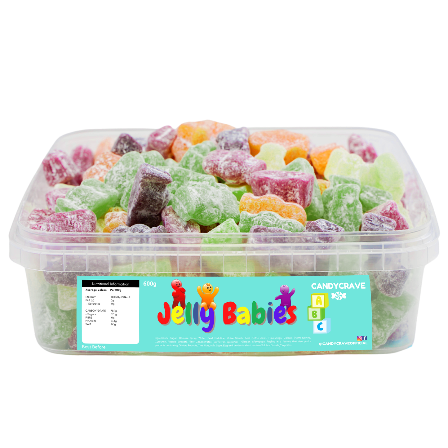 Jelly/Gummy 600g Tubs