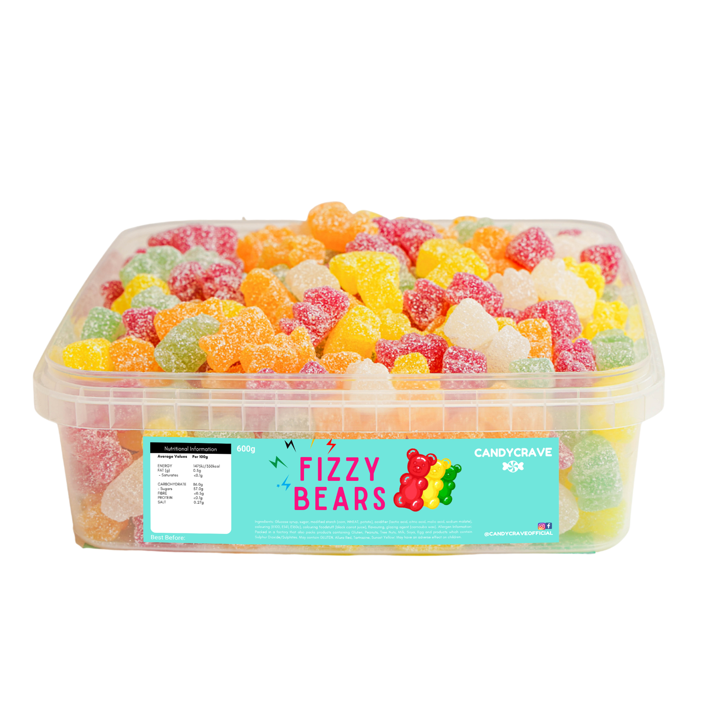 Fizzy 600g Tubs