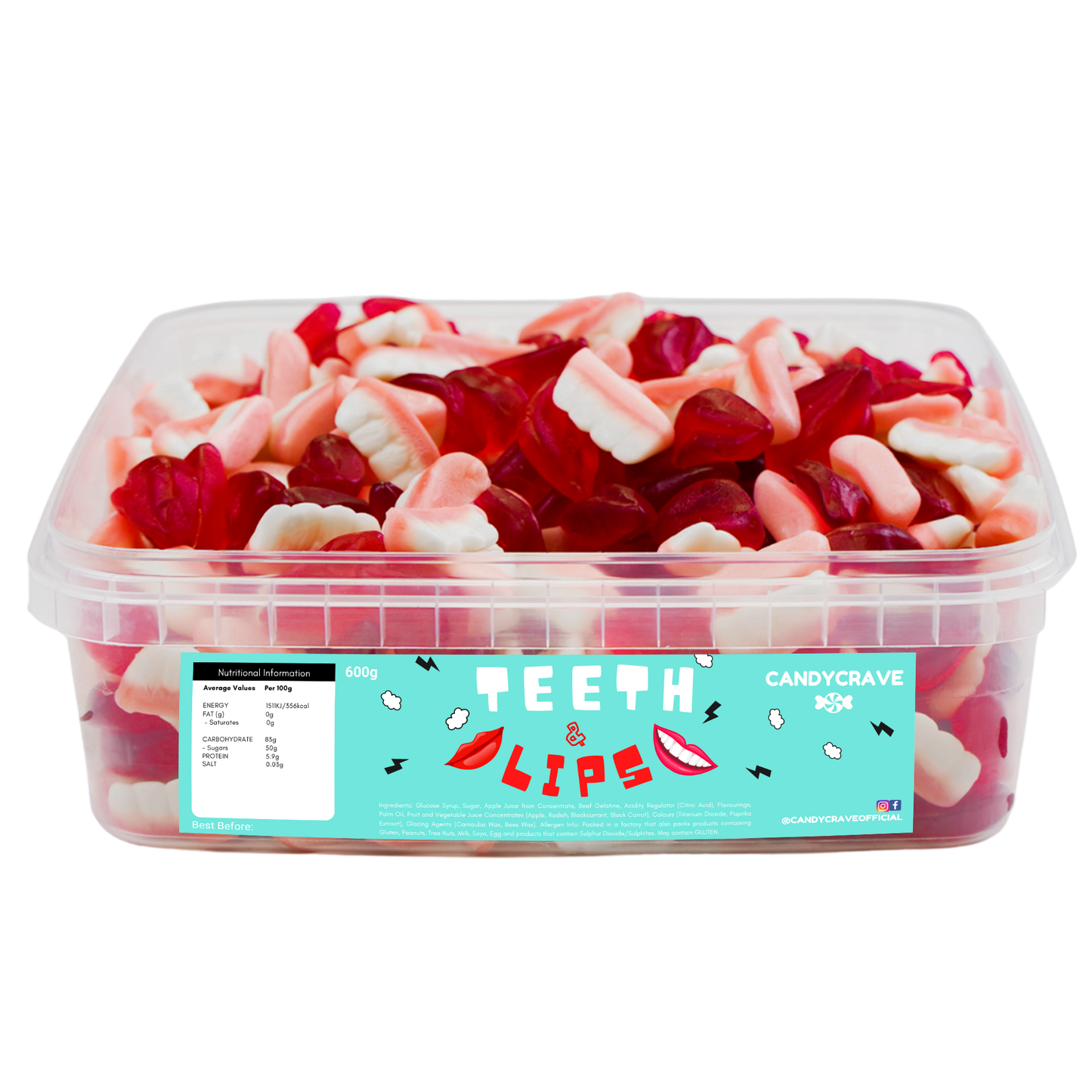 Jelly/Gummy 600g Tubs