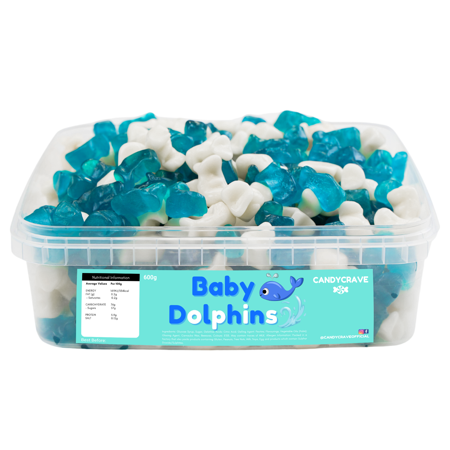 Jelly/Gummy 600g Tubs