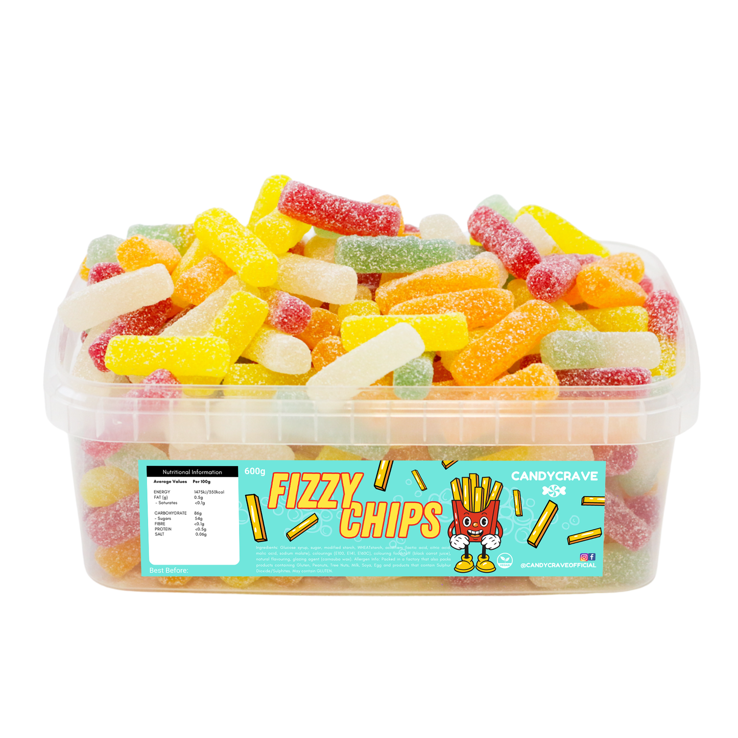 Fizzy 600g Tubs
