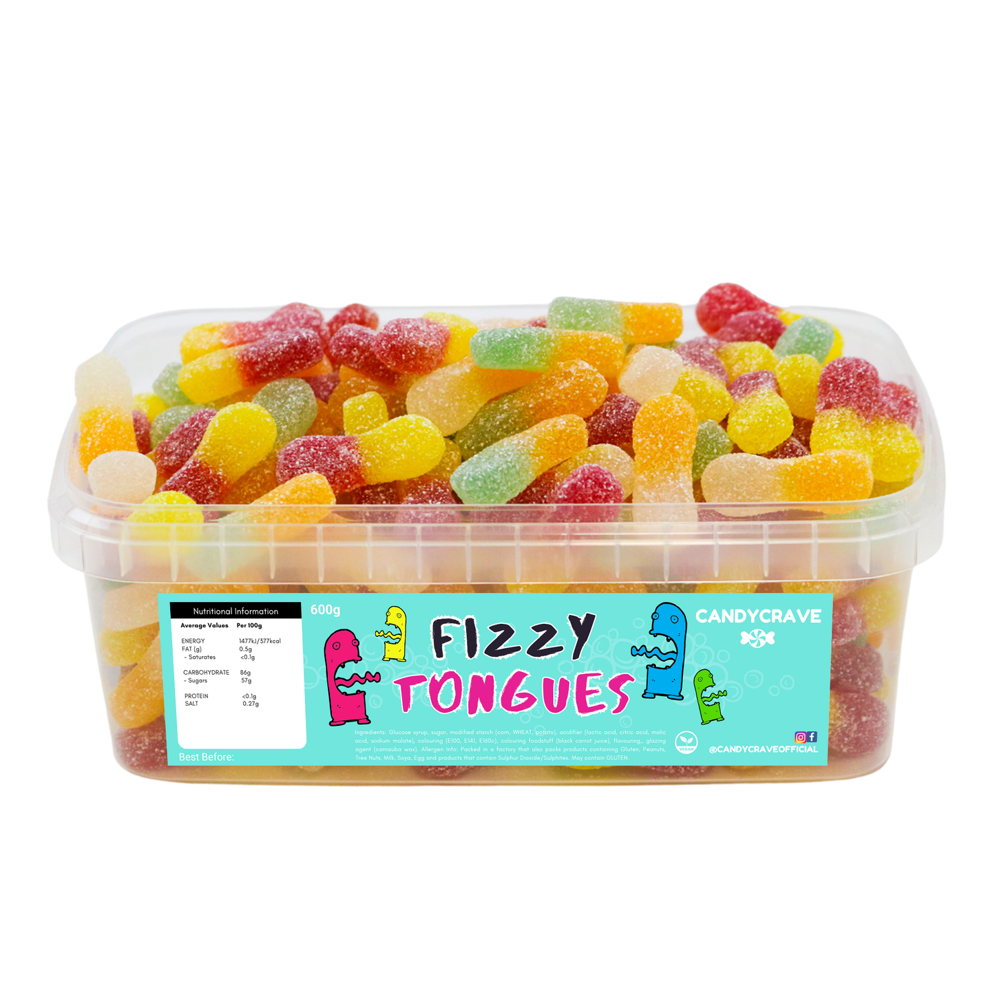 Fizzy 600g Tubs