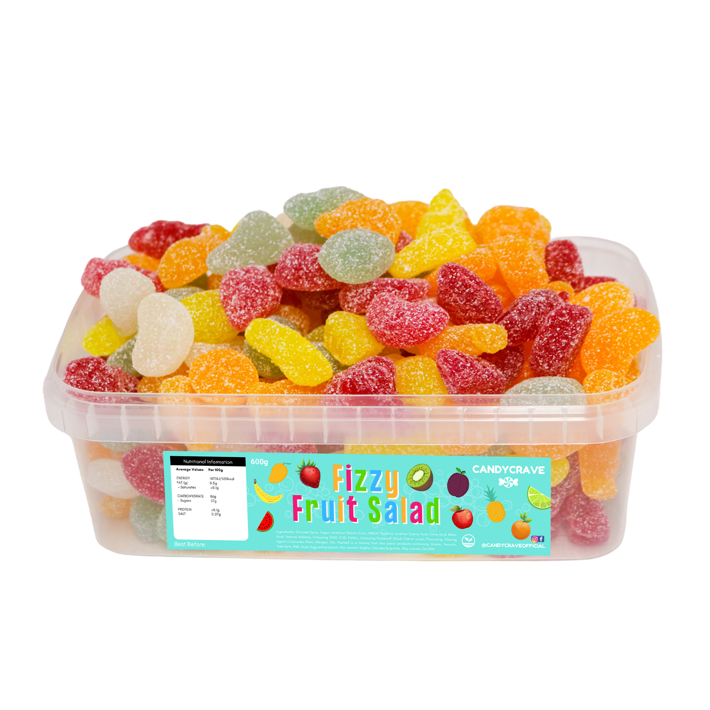 Fizzy 600g Tubs