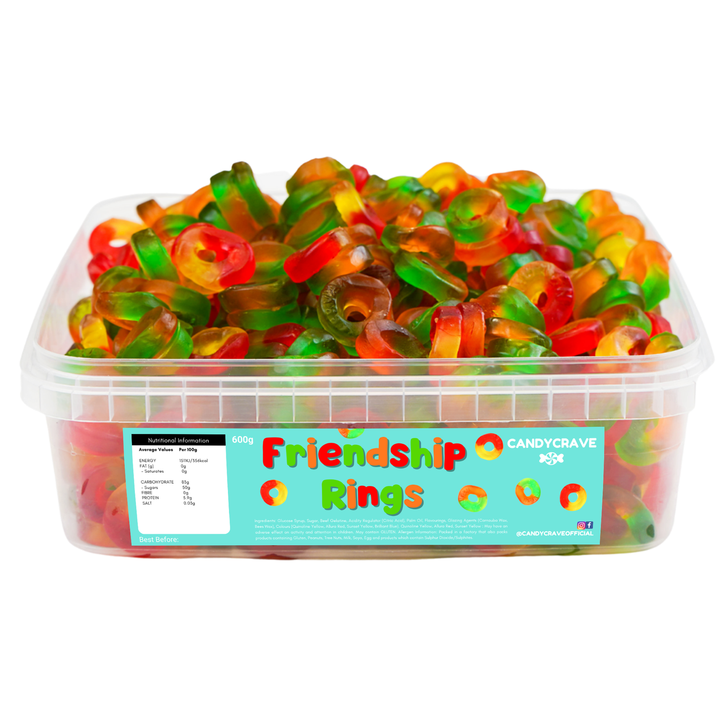 Jelly/Gummy 600g Tubs