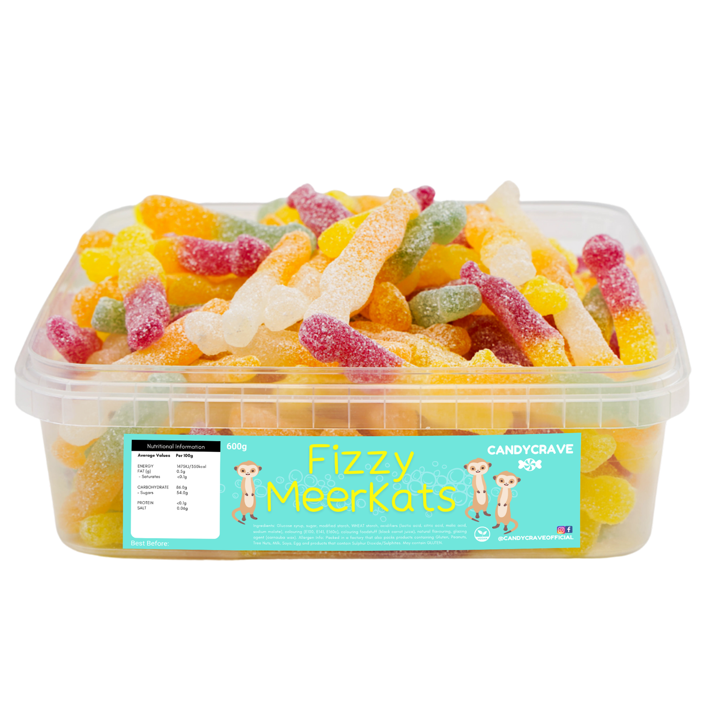 Fizzy 600g Tubs