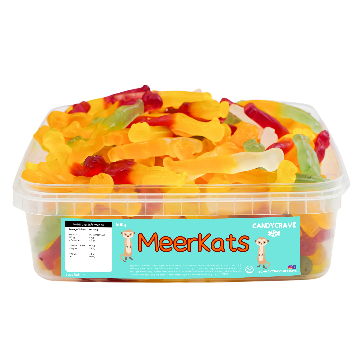 Jelly/Gummy 600g Tubs