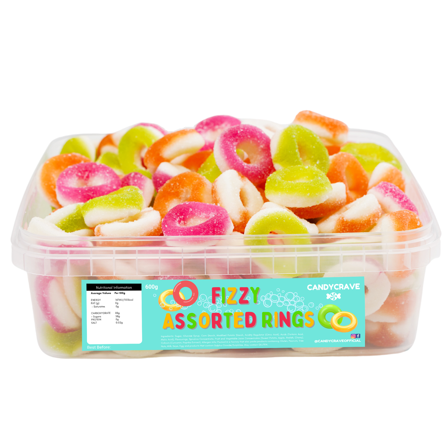 Fizzy 600g Tubs