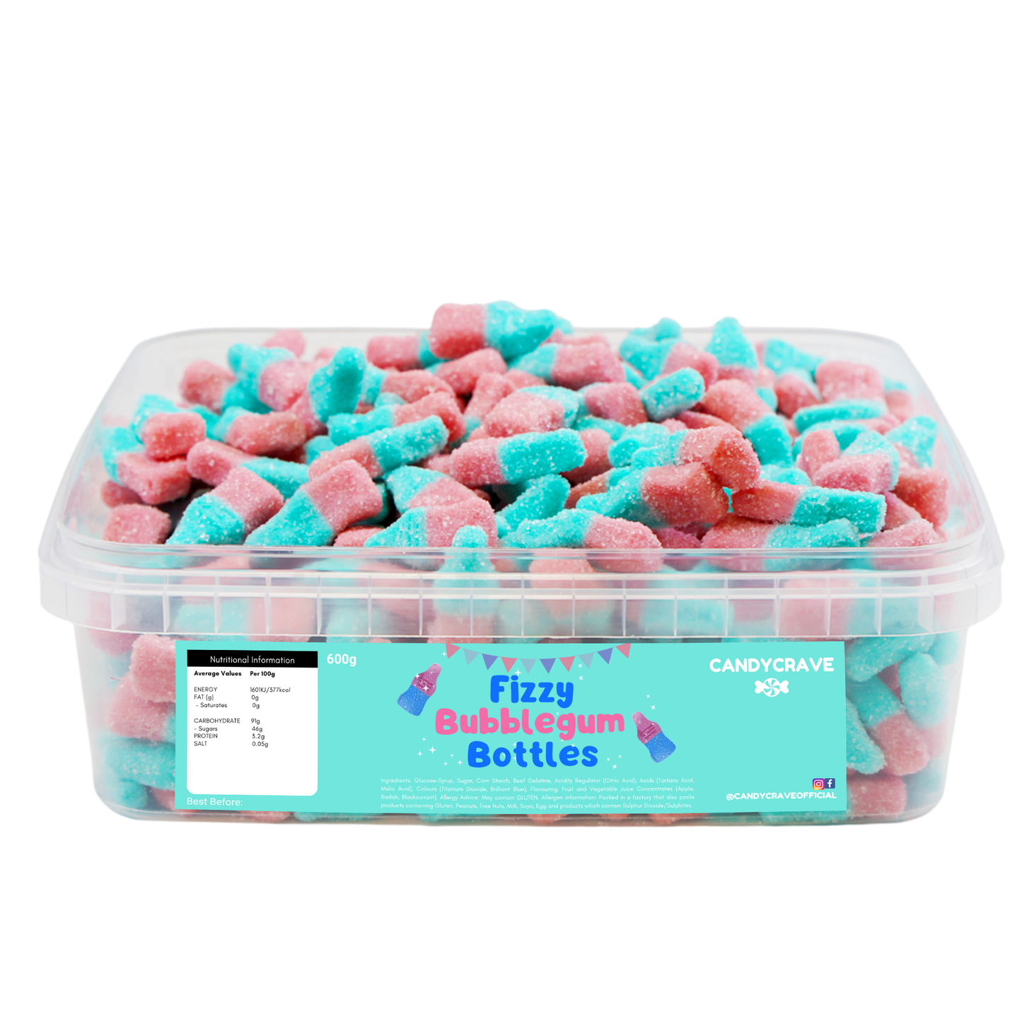 Fizzy 600g Tubs