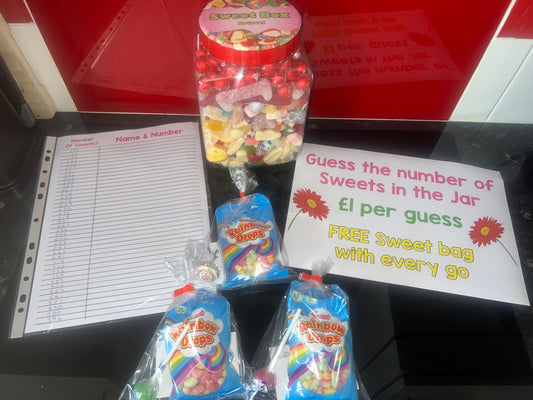‘Guess the number of sweets’ Game